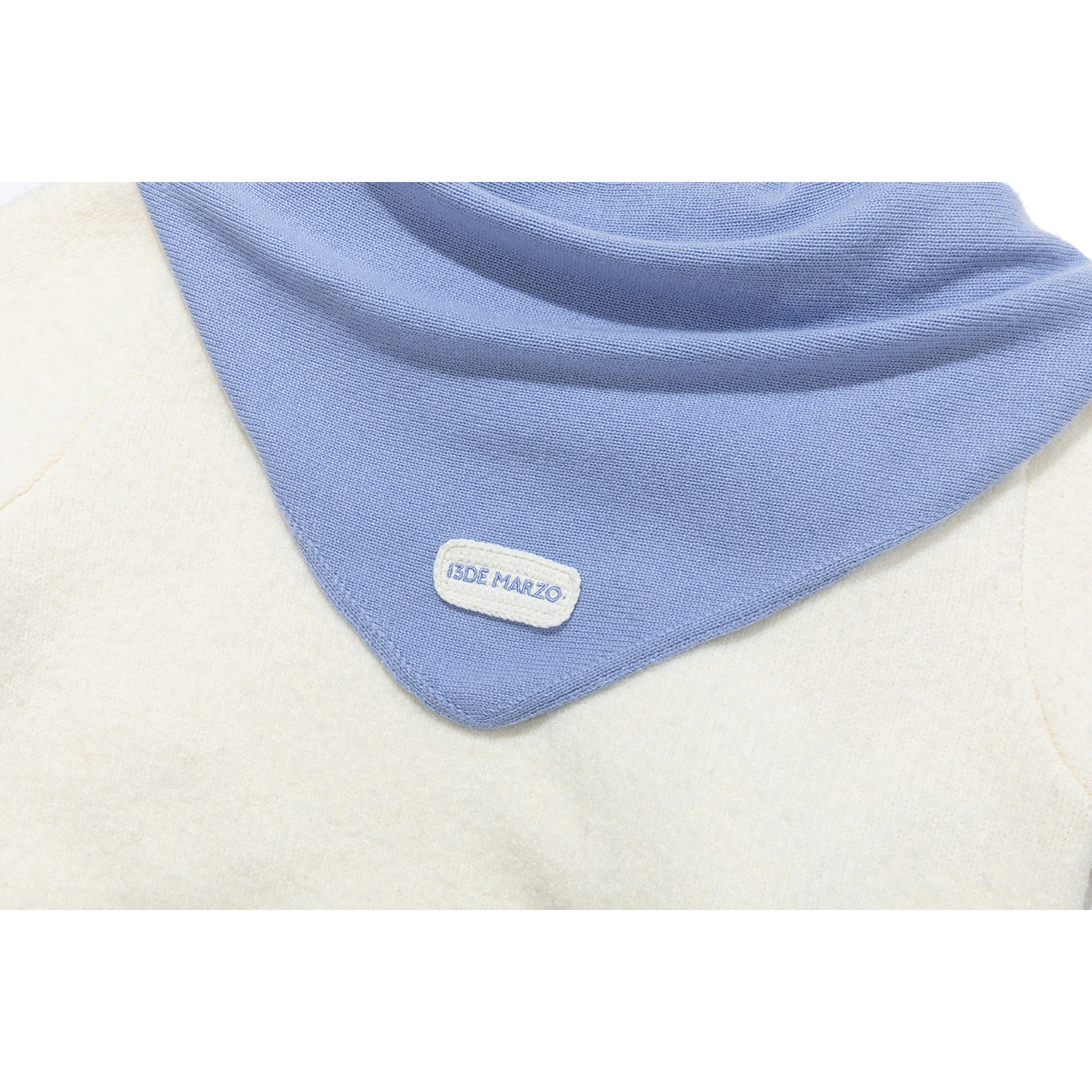 13DE MARZO Marzo Valley Cape Sweater White - Image 14