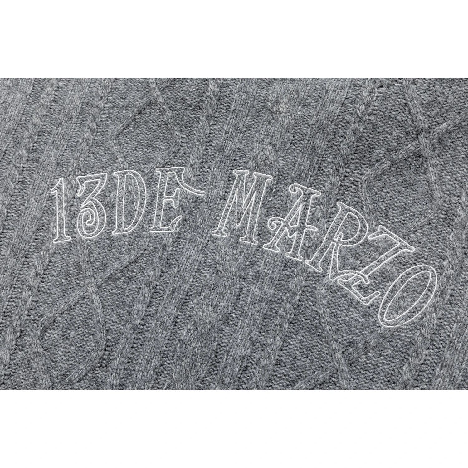 13DE MARZO Doozoo Hooded Cardigan Dark Grey - Image 14