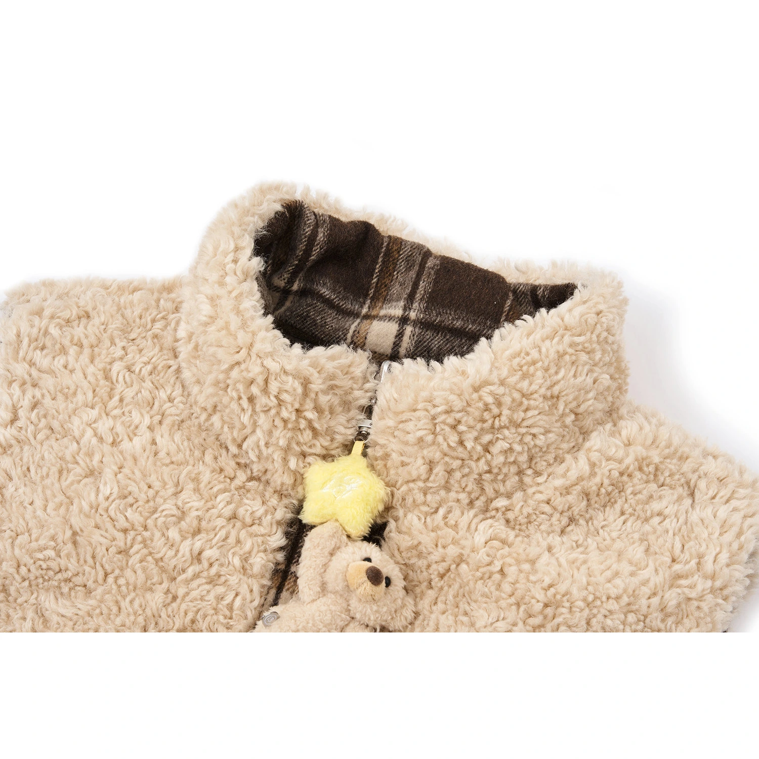 13DE MARZO Luminous Bear Reversible Down Vest - Image 16