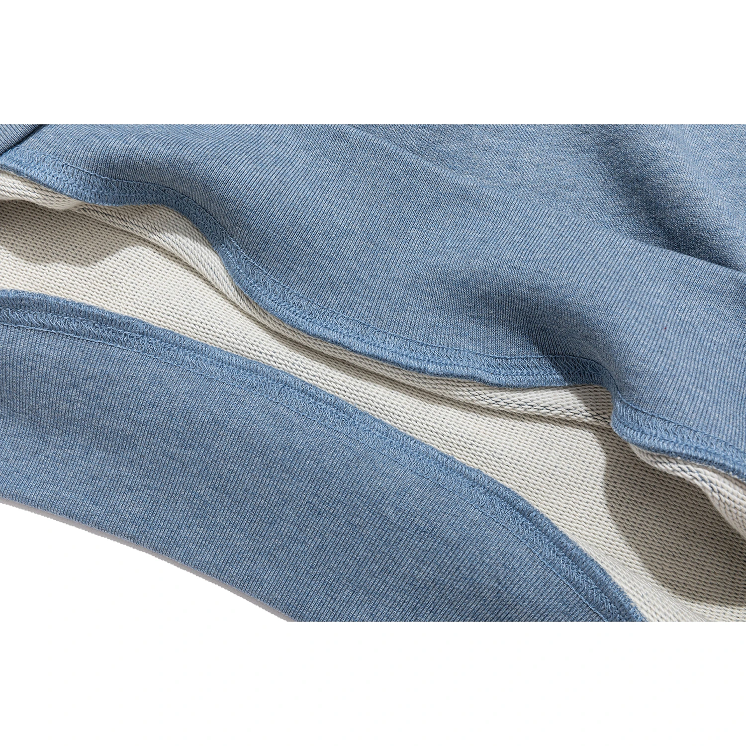 13DE MARZO Rolling Stones Color Yarn Zip Hoodie Blue - Image 17