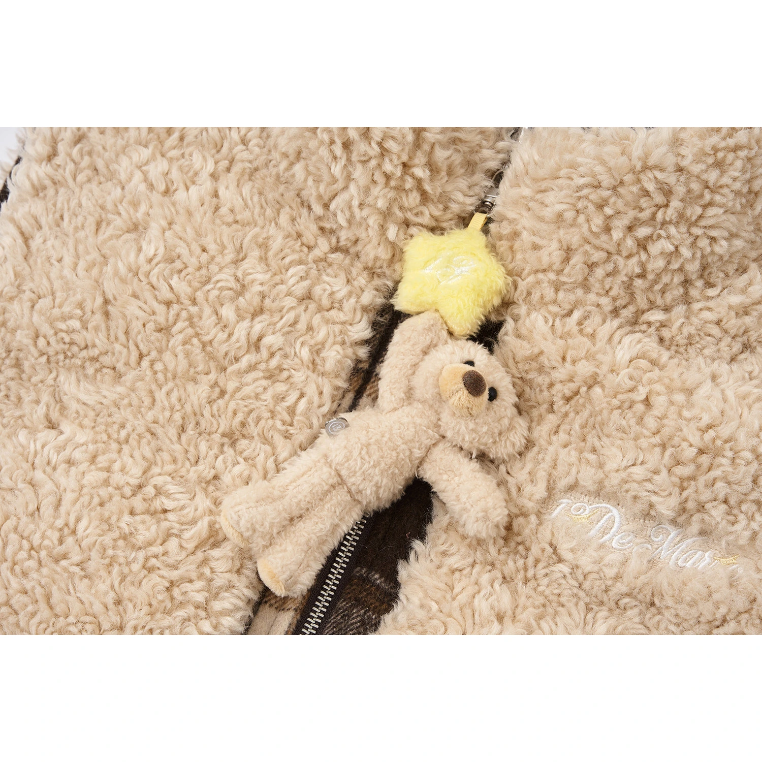 13DE MARZO Luminous Bear Reversible Down Vest - Image 17
