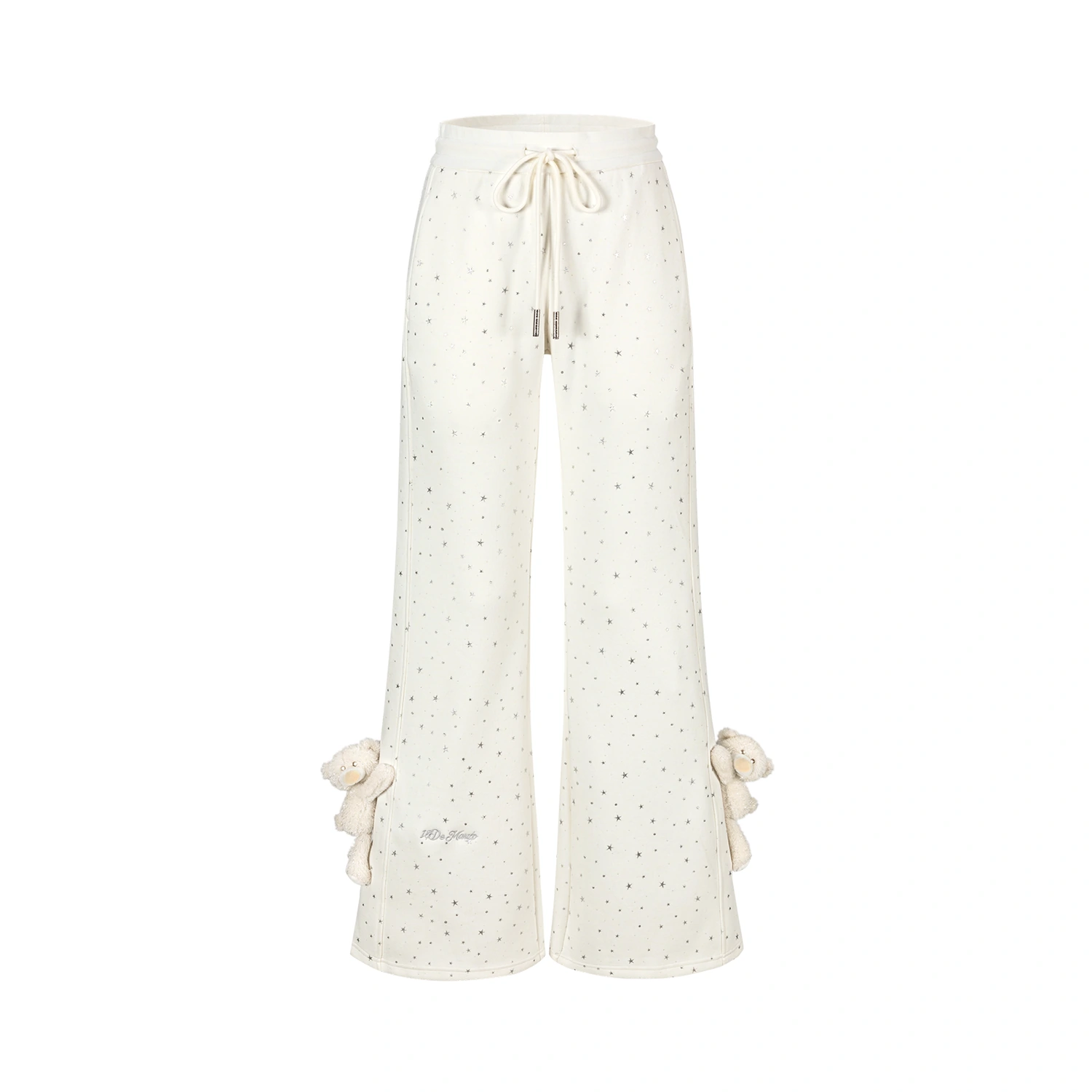 13DE MARZO Galaxy Spark Micro Flare Sweatpants Beige