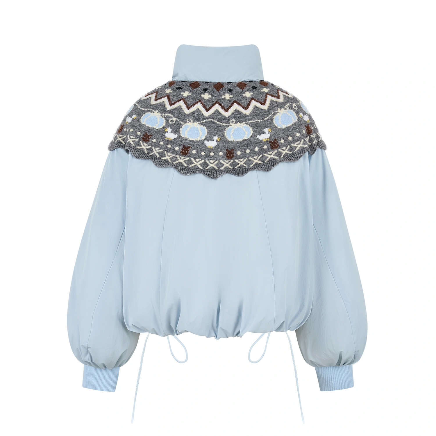 13DE MARZO Marzo Valley Bear Bud Down Jacket Blue - Image 3