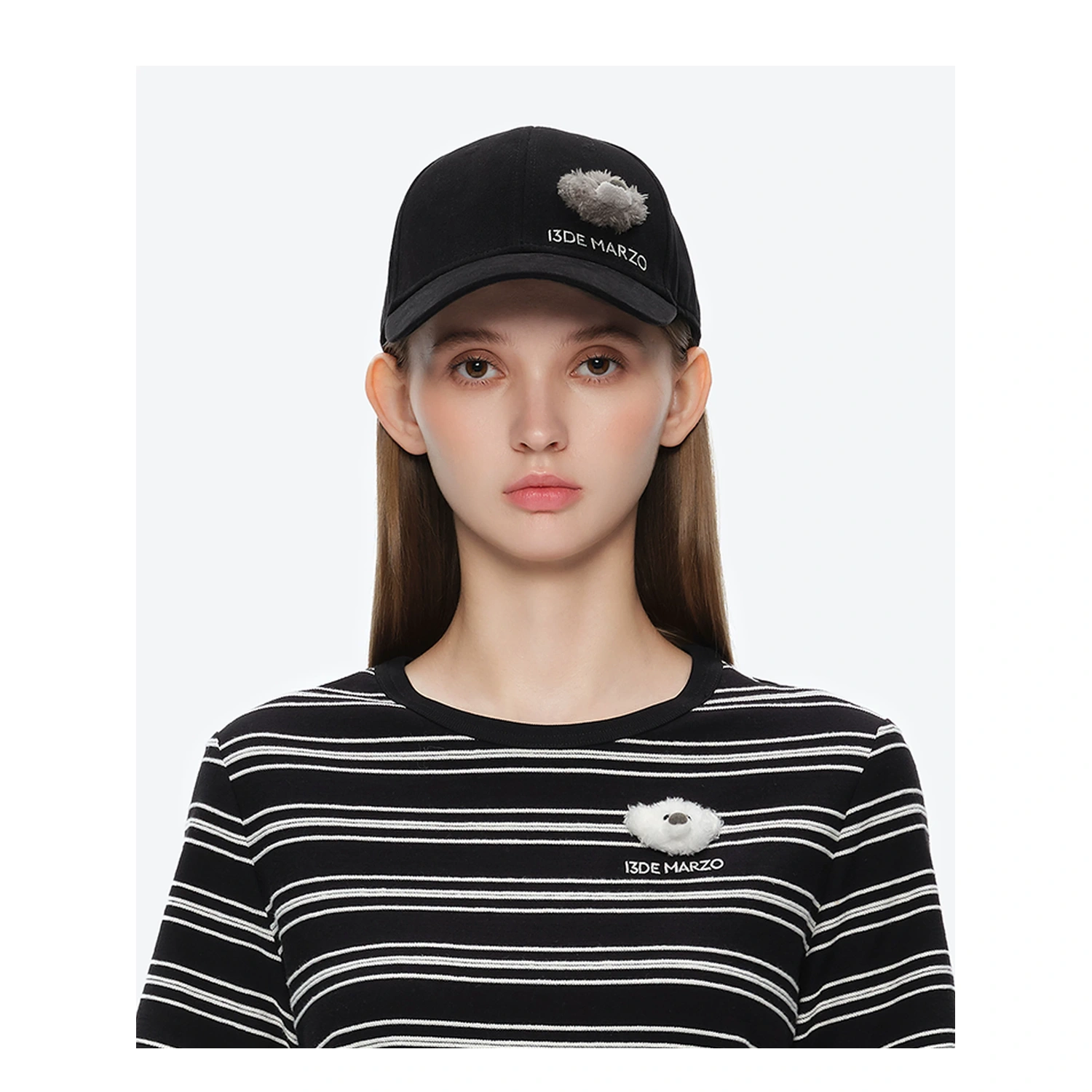 13DE MARZO Basic Baseball Cap Black - Image 4
