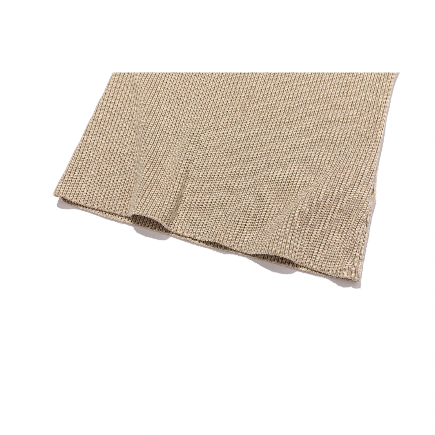 13DE MARZO Henley Neck Knit Vest Khaki - Image 9