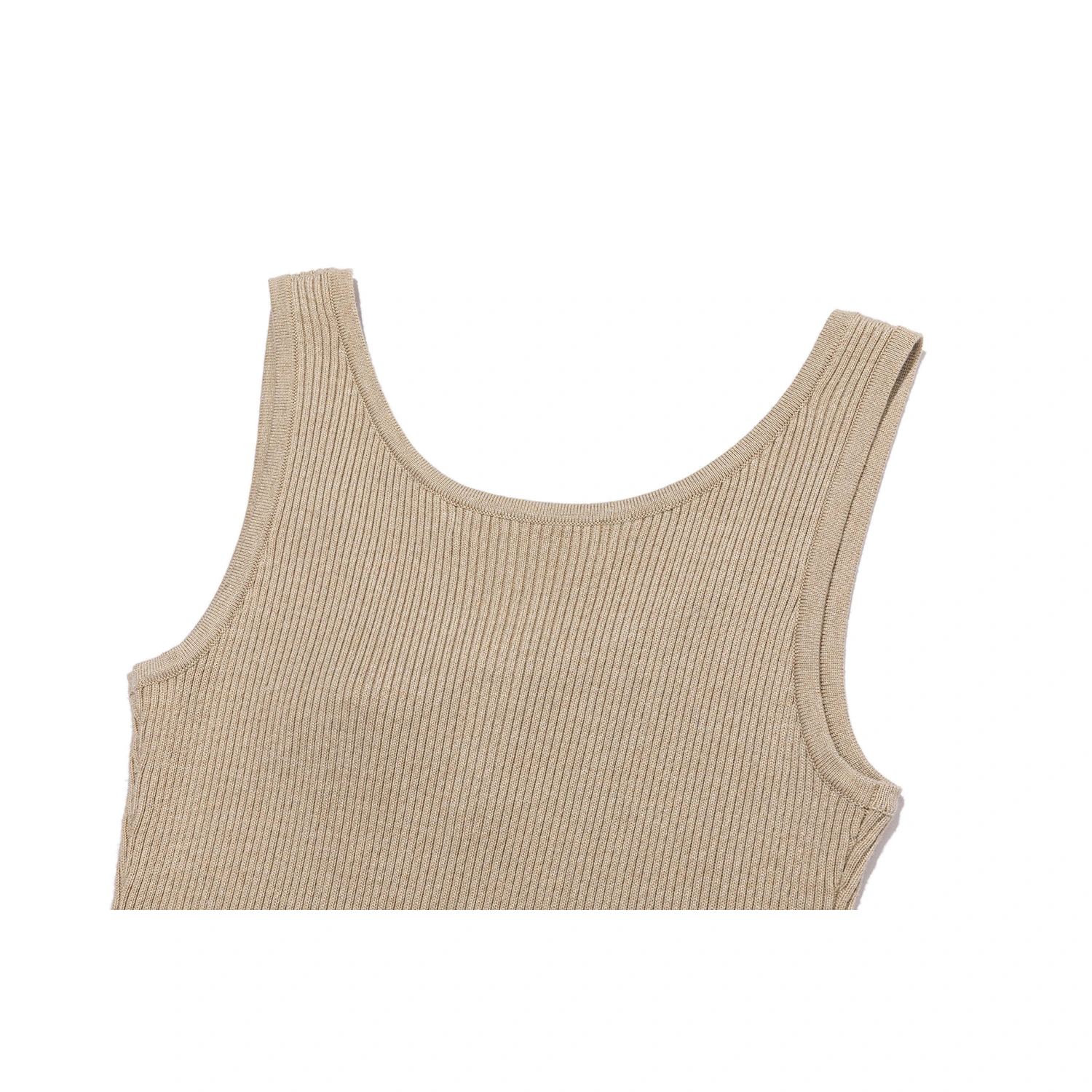 13DE MARZO Henley Neck Knit Vest Khaki - Image 10