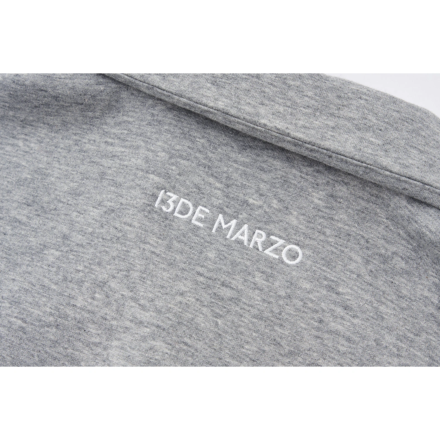 13DE MARZO Polo Long Sleeve Sweatshirt Grey - Image 12