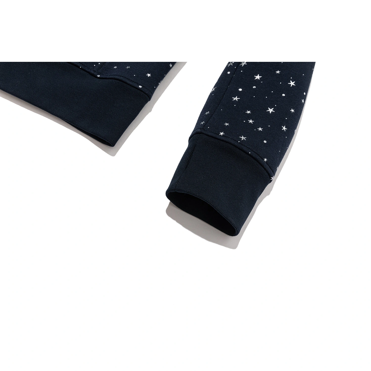 13DE MARZO Galaxy Spark Slim Fit Hoodie Navy Blue - Image 14
